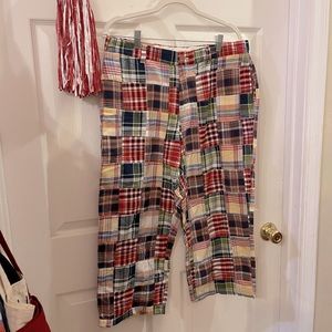 JCrew madras plaid capris 33x32 for men or women